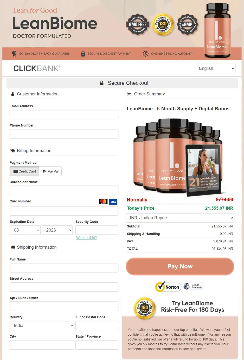 leanbiome buy page